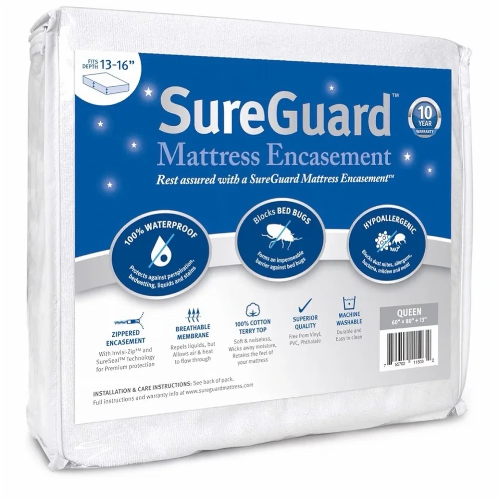 NIB SureGuard Mattress Encasement